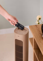 Air Tower - Ventilador De Torre Oscilante 50W Y 77 Cm De Altura - Moca