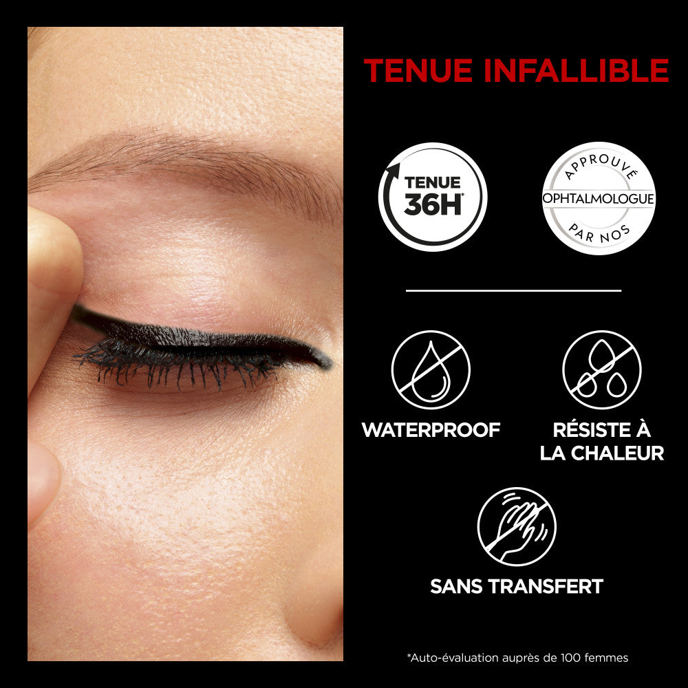 Infaillible Grip Liner Gel Automático Gris topo
