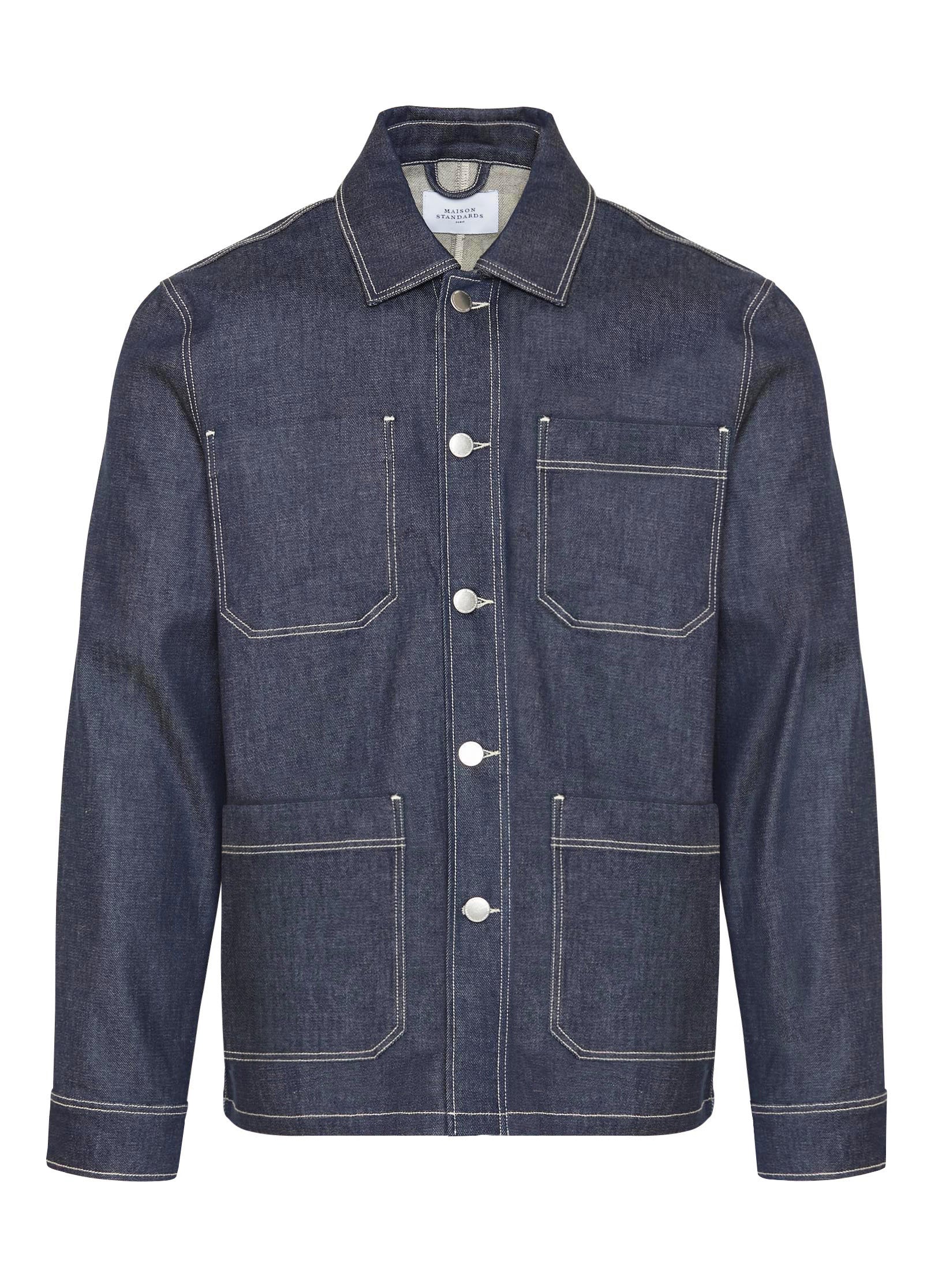 Maison Standards - Maison Standars - Veste Peintre Jean - Bleu Brut - Homme