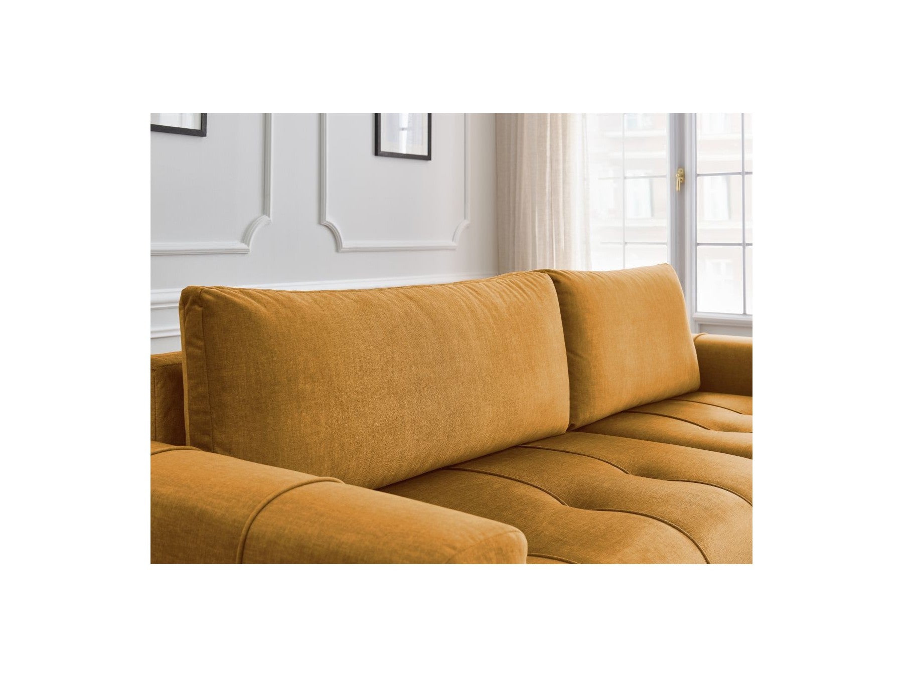 Arsene - Canapé D'Angle Réversible Convertible Coffre - Velours