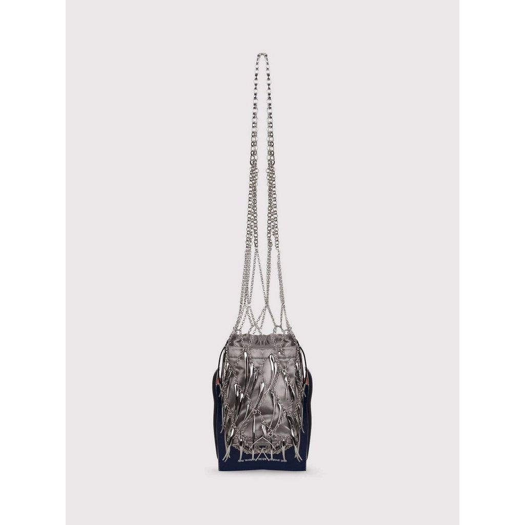 Woven Net Bag - Silver Green - Women