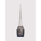 Woven Net Bag - Silver Green - Women