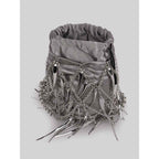 Woven Net Bag - Silver Green - Women
