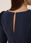 Vestido Albi Azul Marino