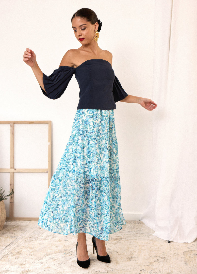 Falda Faneli Toscana Azul