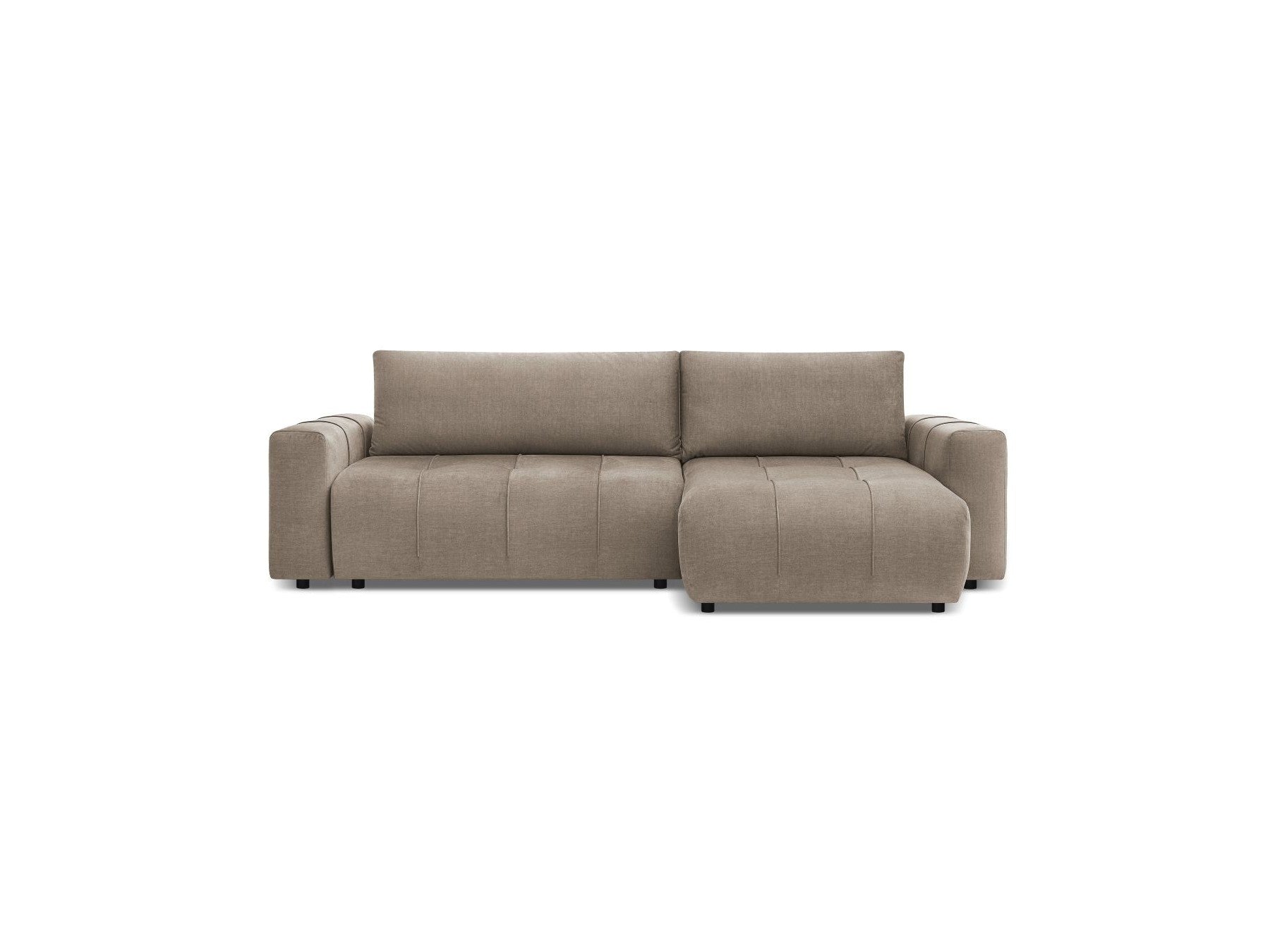 Arsene - Canapé D'Angle Réversible Convertible Coffre - Velours