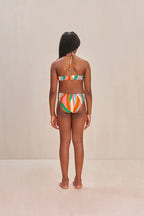 Maillot Une Pièce Eve - Vintage Stripe Print