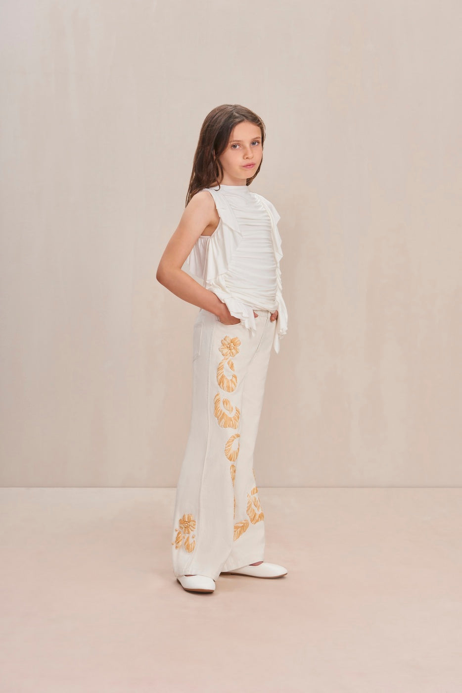 Pantalon Kids - Indu Ecru