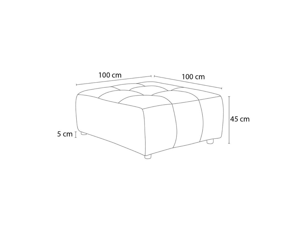 Arsene - Pouf - Tissu Velours
