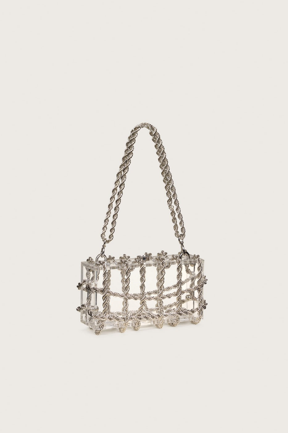 Bolso Bess - Plata brillante