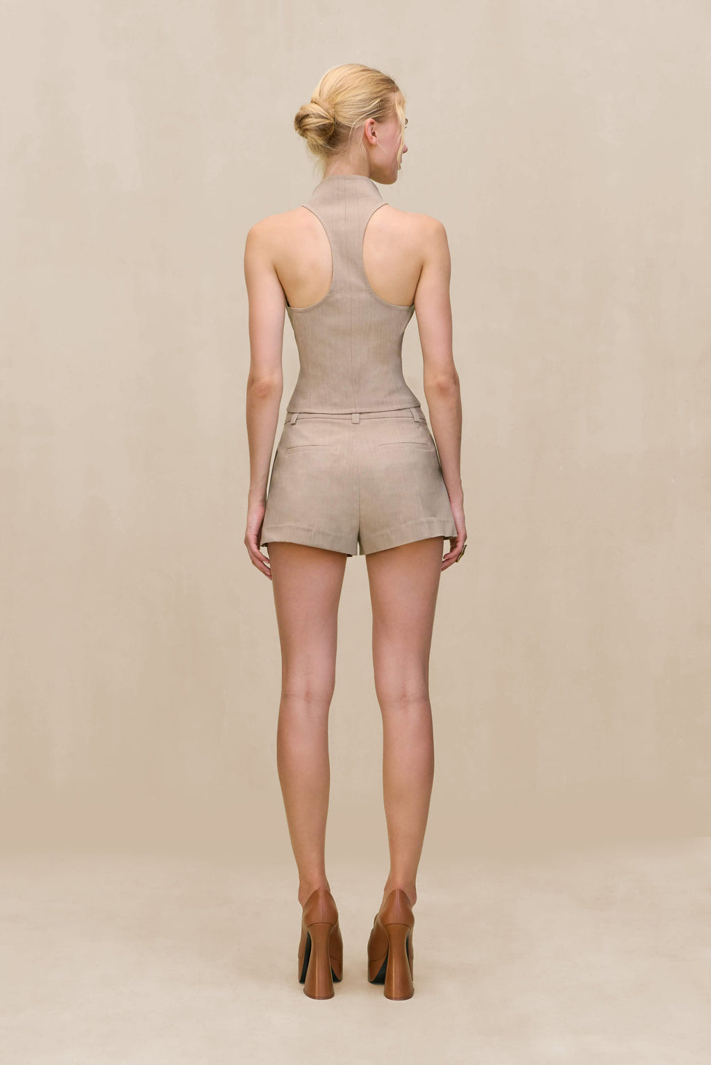 Pantalón corto Felicity - Beige