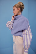 Sweter Rafael - Liliowy