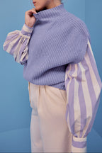 Sweter Rafael - Liliowy