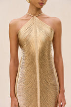 Vestido Mara - Dorado claro