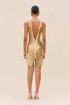 Vestido Mara - Dorado claro