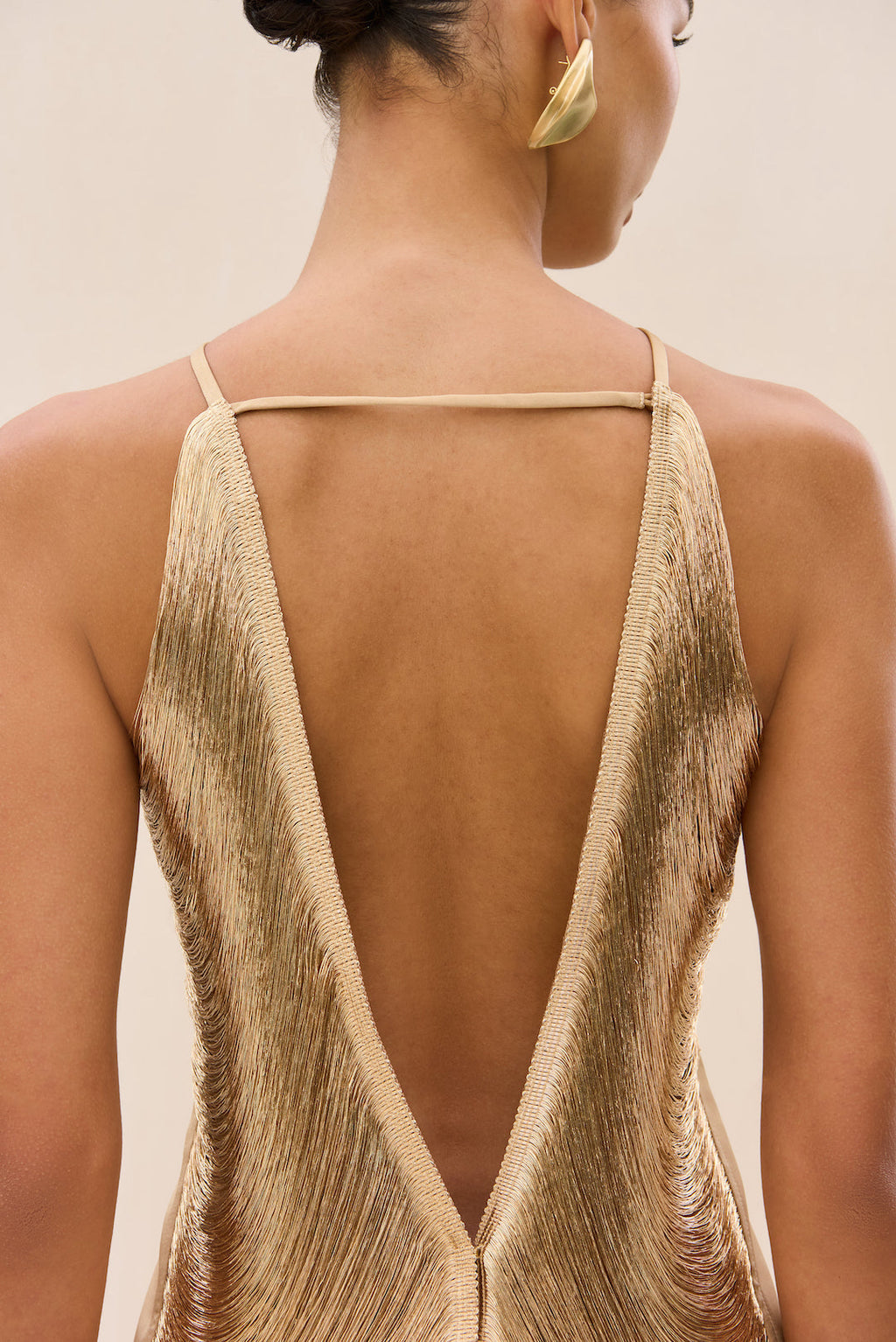 Vestido Mara - Dorado claro