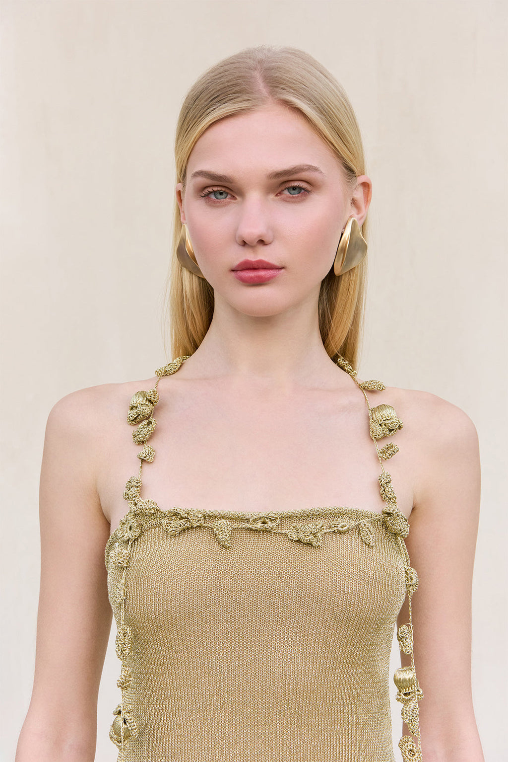 Vestido Alonza - Dorado