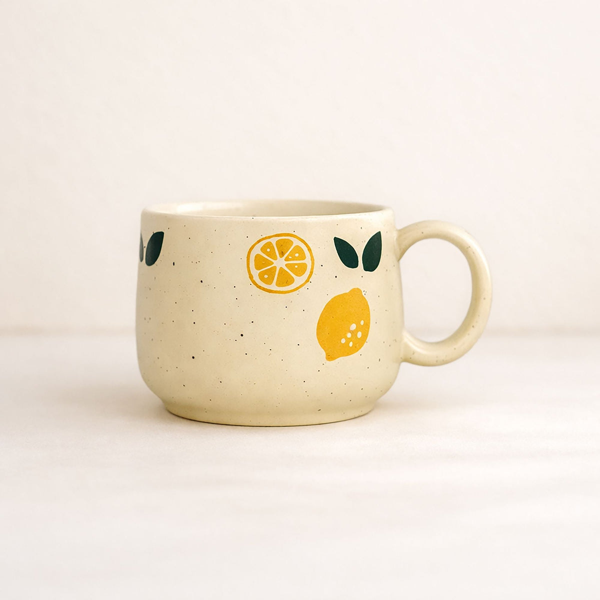 Lemon - Lot De 6 Mugs - 38Cl - Grès