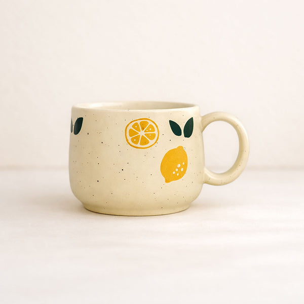 Lemon - Lot De 6 Mugs - 38Cl - Grès