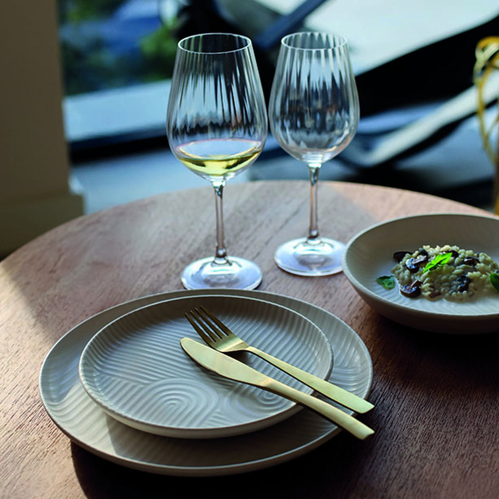Dune - Lot De 6 Assiettes Plates - 26Cm - Grès