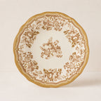 Faustine - Lot De 6 Assiettes Plates - 26Cm - Grès - Miel