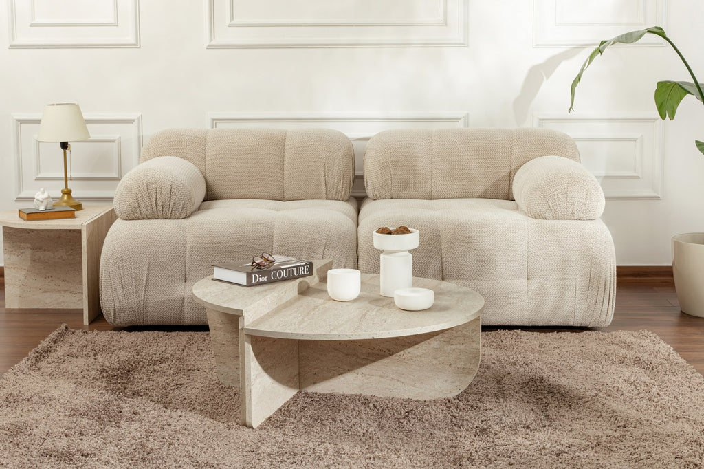 Orion - Coffee Table - Travertine