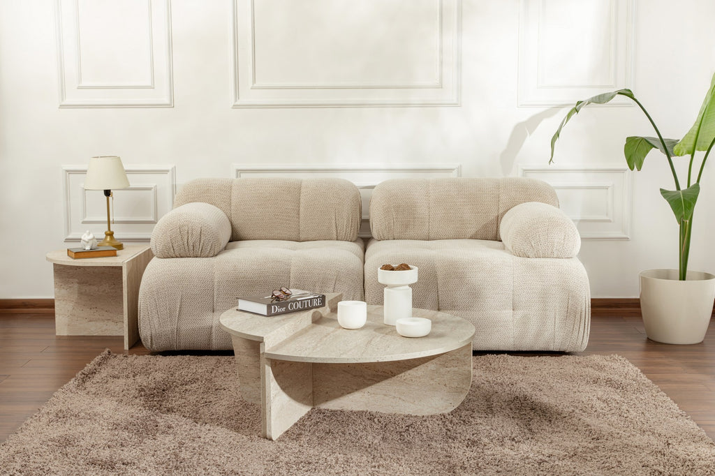 Orion - Coffee Table - Travertine