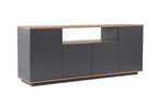 Arista - Console Table - Anthracite/Atlantic Pine