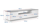 Veramont - TV Unit - Cashmere/Atlantic Pine
