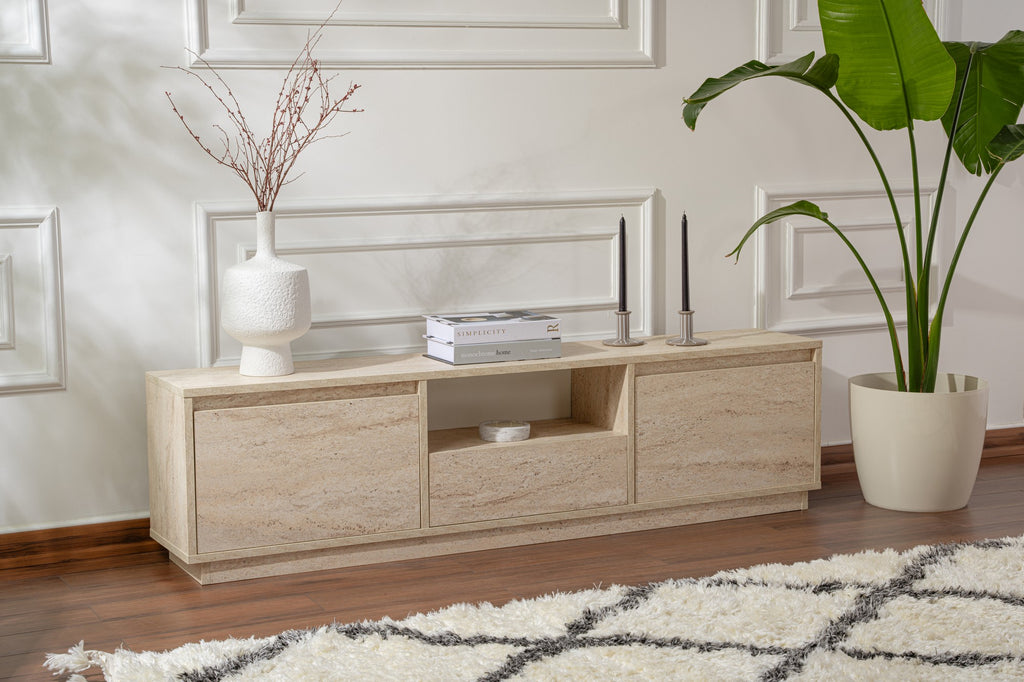 Vanguard - Meuble TV - Travertine