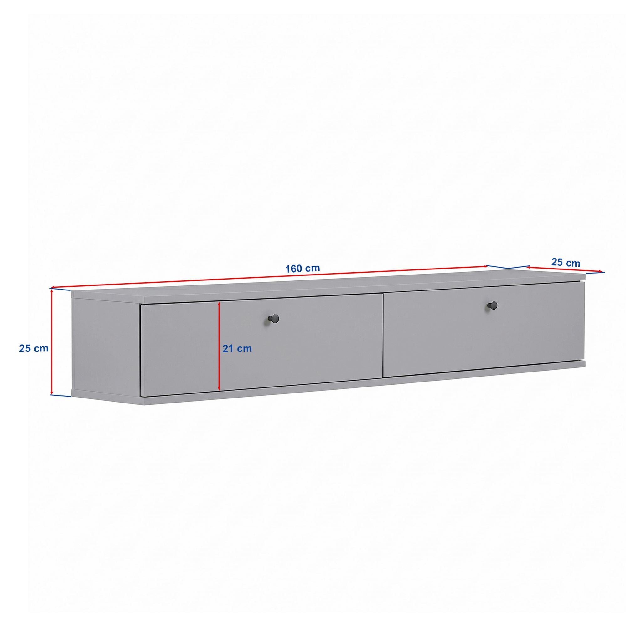 TV Units Ligne 160 - Sapphire Oak