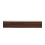 Muebles de TV Ligne 160 - Travertino / Nogal
