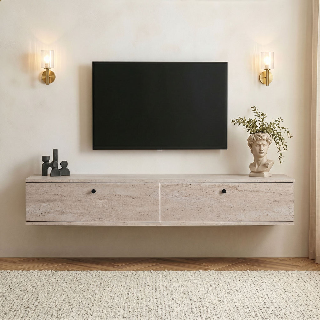 TV Units Ligne 160 - Travertine