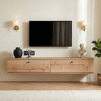 Ligne 140 TV Units - Sapphire Oak