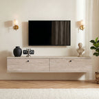 Meuble Tv Ligne 140 - Travertin