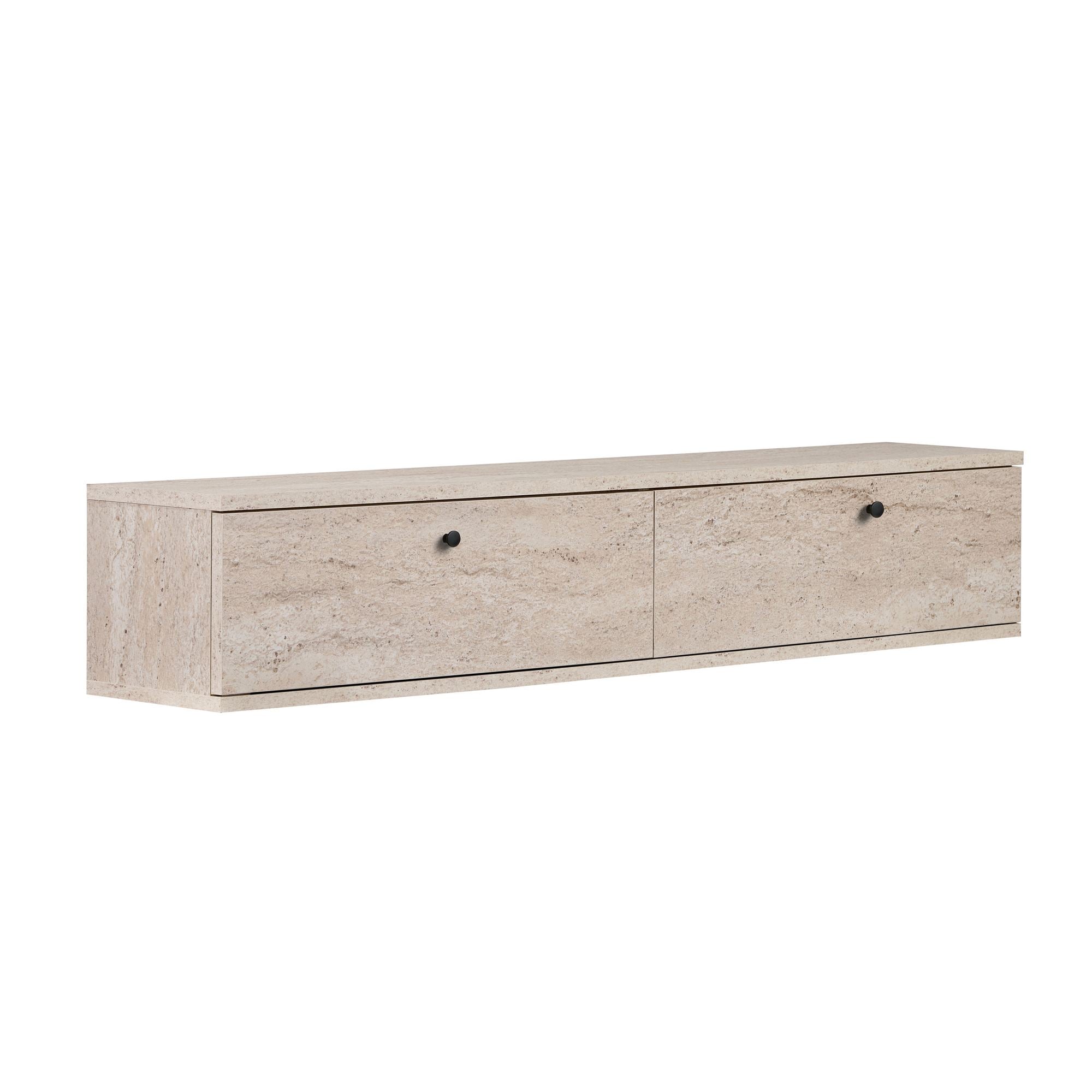 Meuble Tv Ligne 140 - Travertin