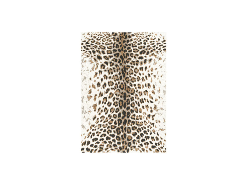 Meryl - Low-Pile Rug - Leopard Pattern - Brown