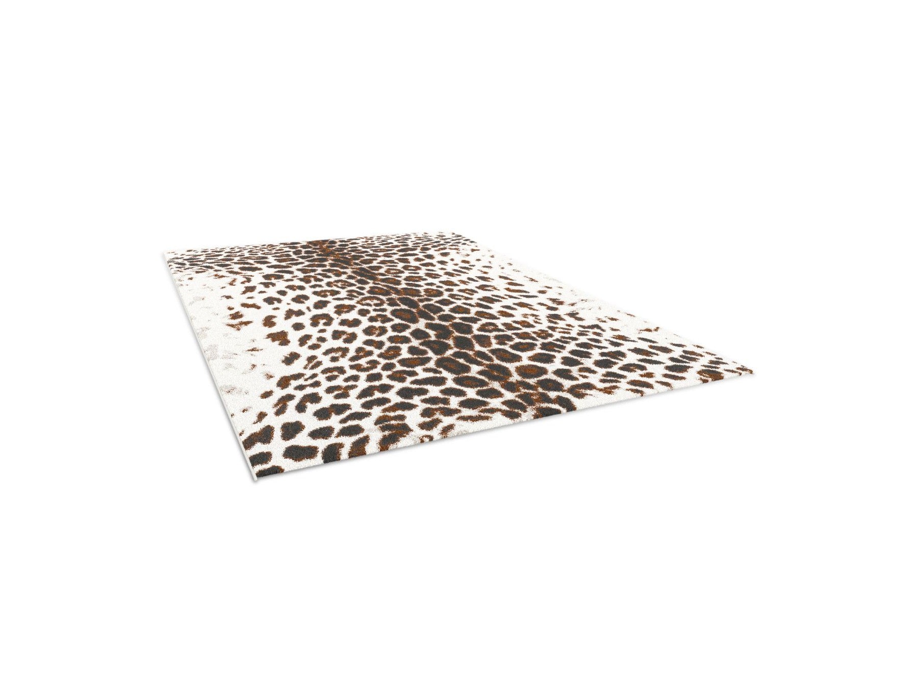 Meryl - Low-Pile Rug - Leopard Pattern - Brown