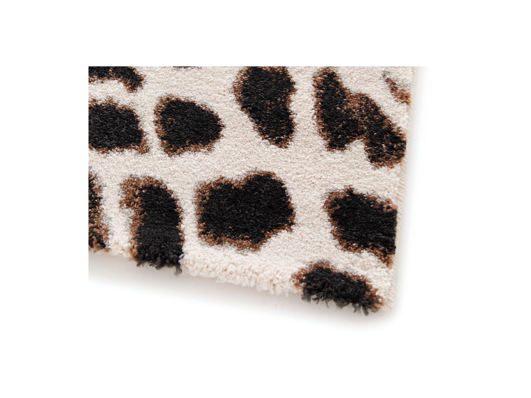 Meryl - Low-Pile Rug - Leopard Pattern - Brown