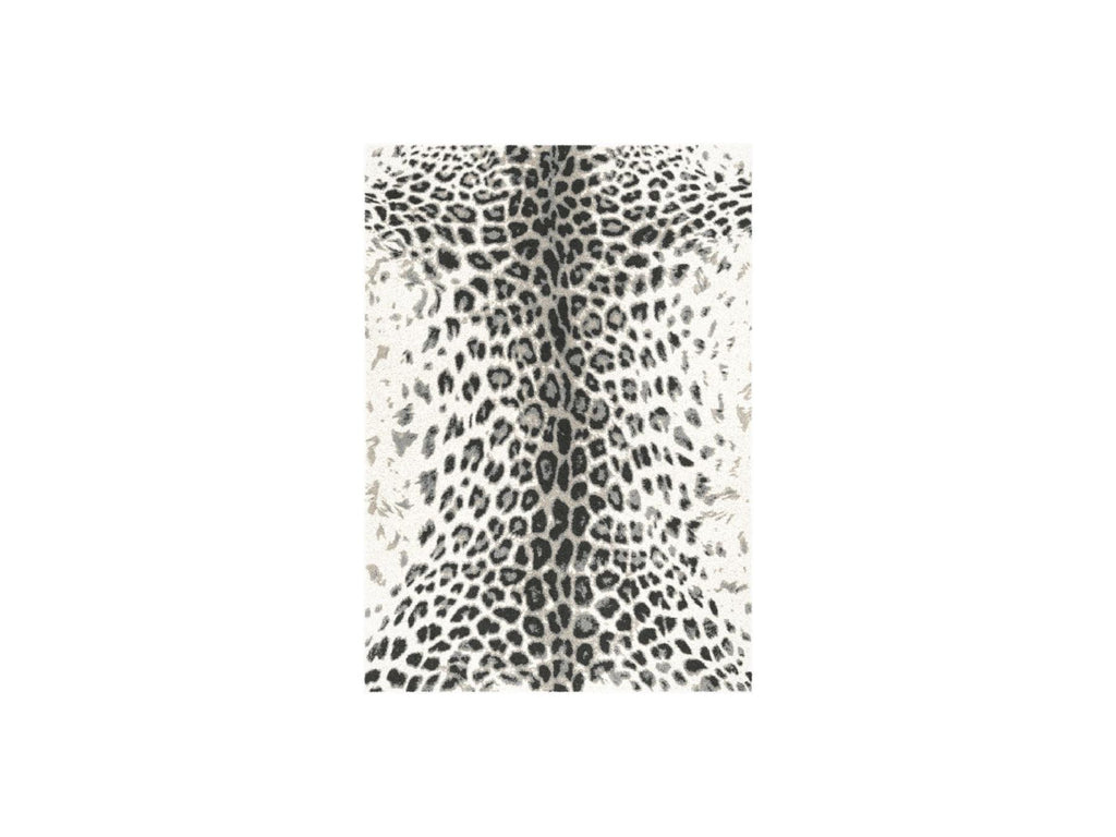 Meryl - Tapis Poils Ras - Motif Léopard - Imprimé Léopard Noir