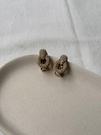 Christian Dior Vintage Earrings - Rhinestone-Pavé Links