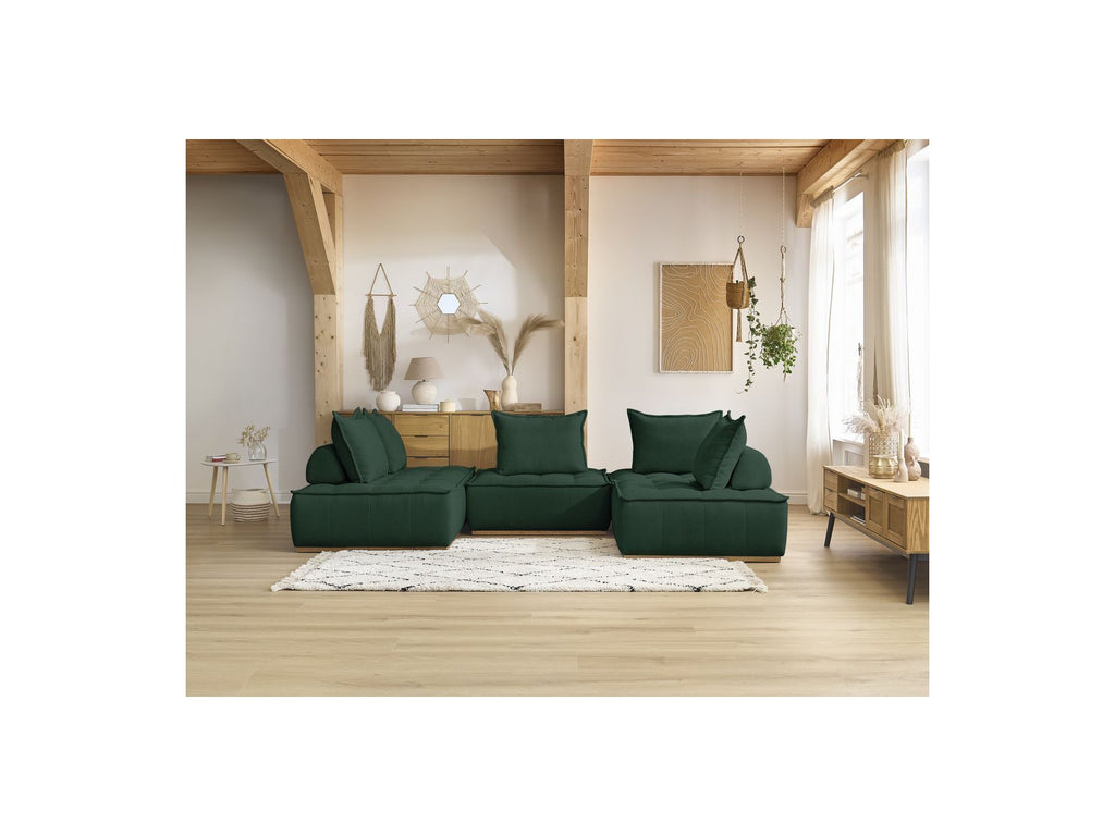 Sofá panorámico modulable - Elisa - Con 3 butacas de 1 plaza + 1 butaca de 2 plazas