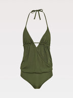 Maillot Une Pièce Jane - Kaki Folk