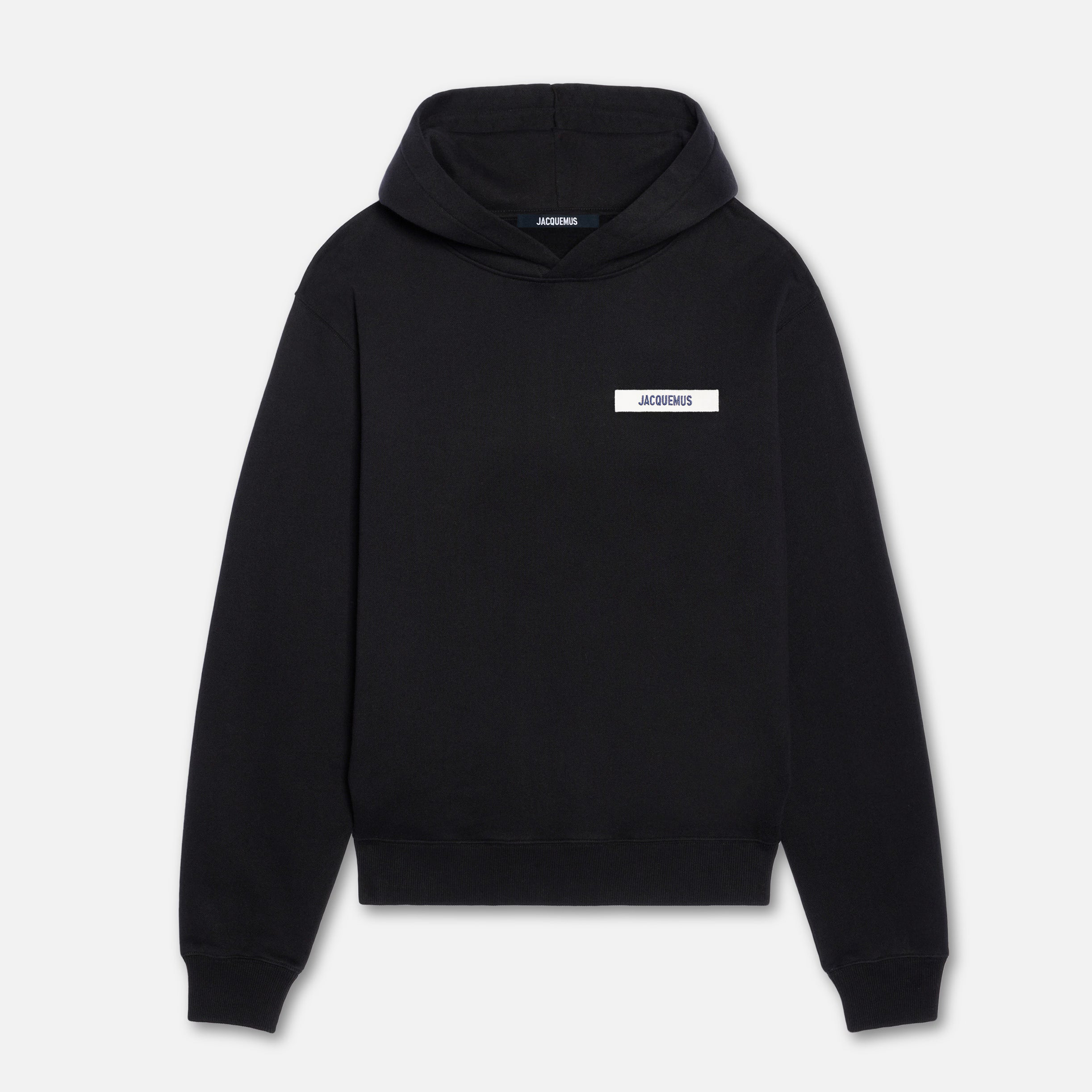 Gros Grain Hooded Hoodie – Jacquemus – Black