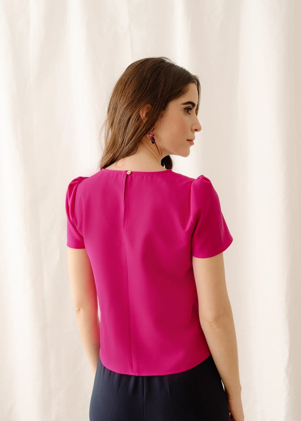 Top Aube Rose