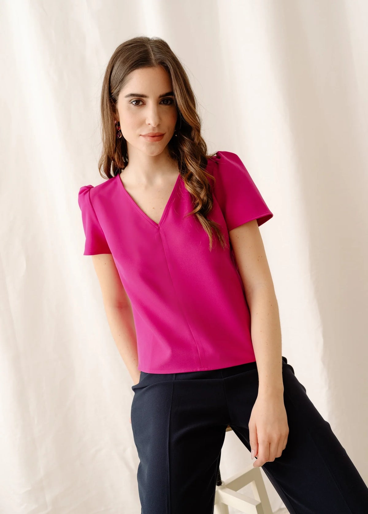Top Aube Rose