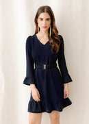 Vestido Albi Azul Marino