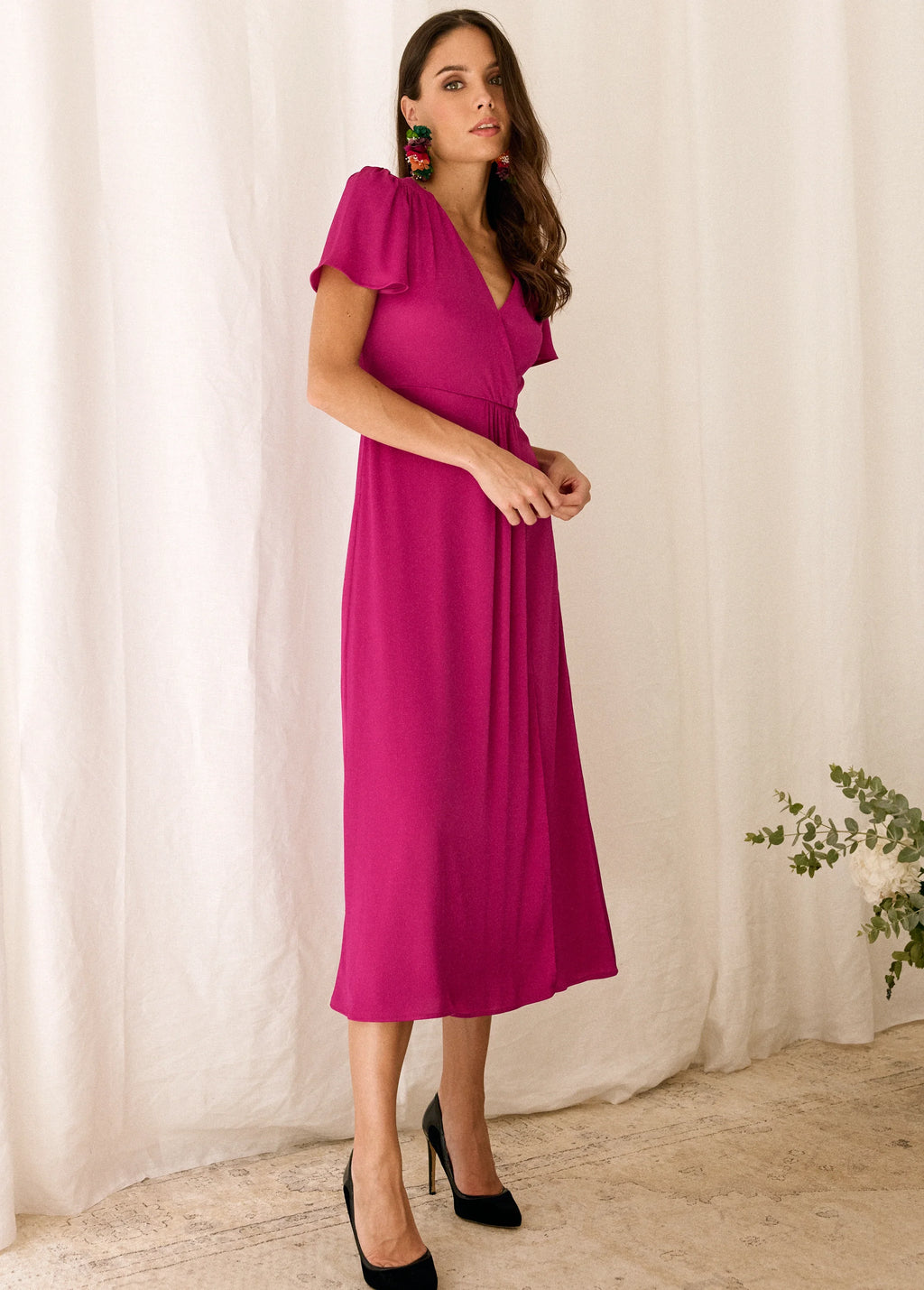 Robe Talia Magenta Violine
