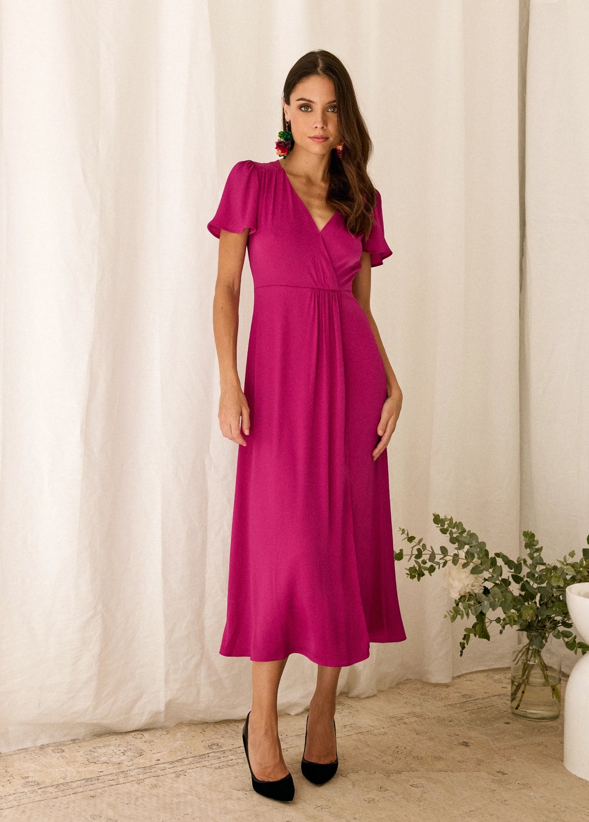 Robe Talia Magenta Violine