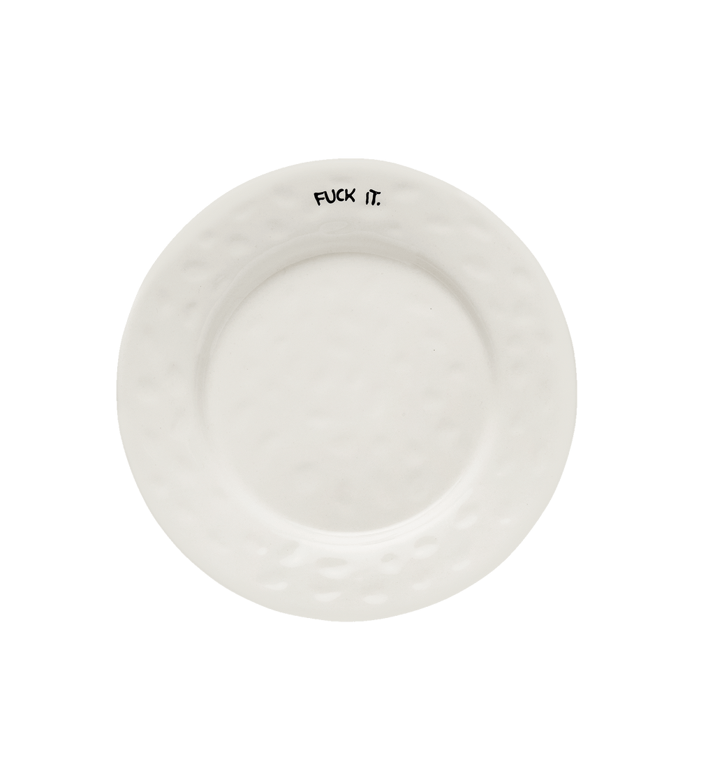 Assiette À Petit-Déjeuner Fuck It